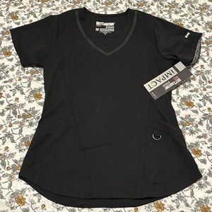 Greys anatomy black scrub top